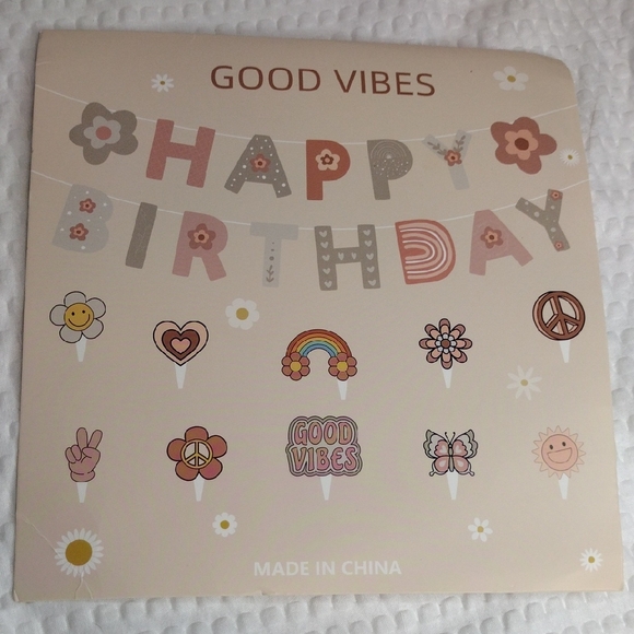 Other - Happy Birthday Paper Daisy Banner